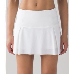 NWT LULULEMON Lost In Pace Skirt Skort Tennis and Golf Perfect White Size 10